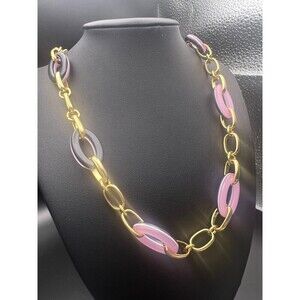TALBOTS NWT Long Oval Necklace